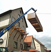 Balkonanbau in Mühlheim Städtle