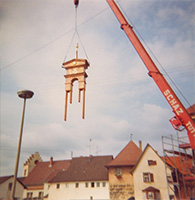 Turmeinbau in Mühlheim Städtle