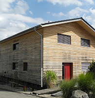 Fassade/Holzhausbau in Fridingen