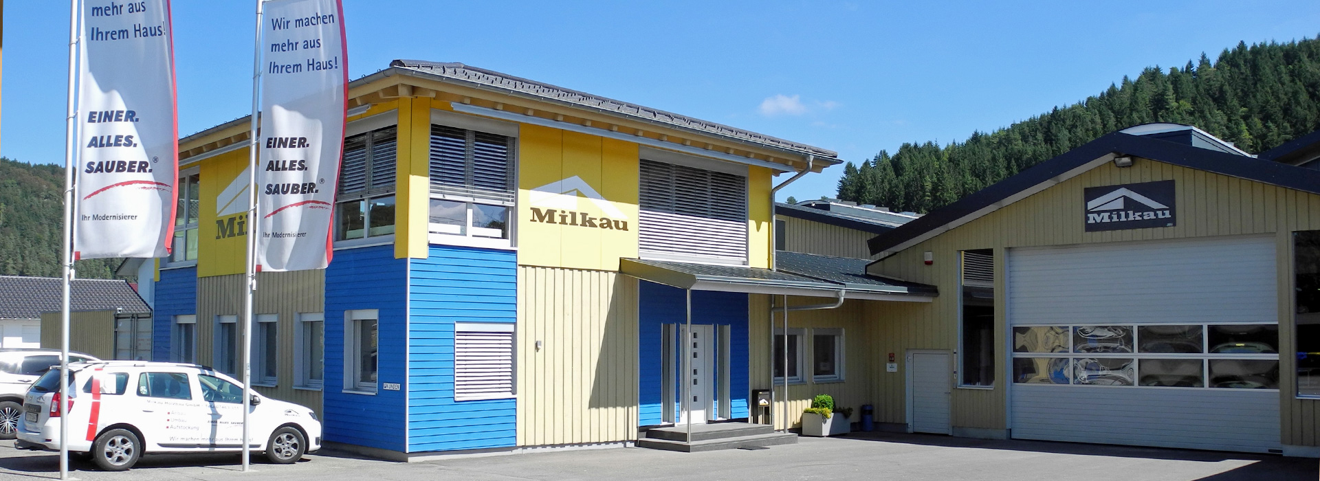 Milkau Holzbau Firmengebäude